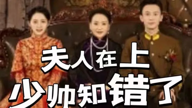 夫人在上少帅知错了海报